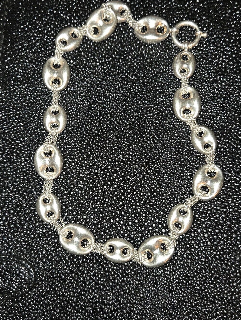 Atasay Kuyumculuk Sterling Silver Chunky Mariner Link Necklace 19 Inches